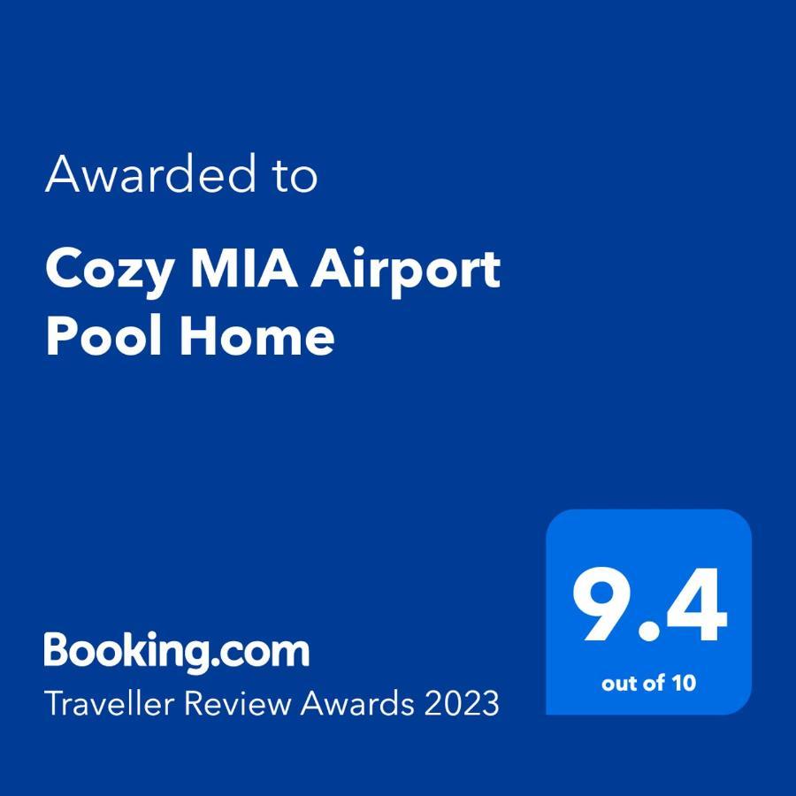 Cozy Mia Airport Pool Home Miami Exterior foto